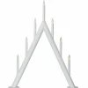 STAR TRADING Chandelier Circum, pointe, 7 lampes, blanc^ Lumière De Noël