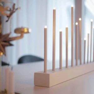 STAR TRADING Chandelier Echo à 14 lampes, blanc^ Lumière De Noël
