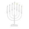 STAR TRADING Chandelier Kristina, blanc, métal, hauteur 47 cm, à 7 lampes^ Lumière De Noël