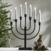 STAR TRADING Chandelier Kristina, noir métal hauteur 47 cm à 7 lampes^ Lumière De Noël