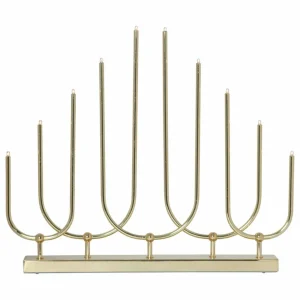 STAR TRADING Chandelier LED Novum, 10 lampes, laiton^ Lumière De Noël