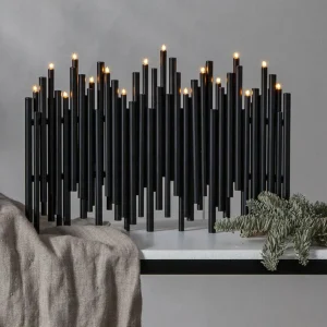 STAR TRADING Chandelier Note, à 16 lampes, noir^ Lumière De Noël