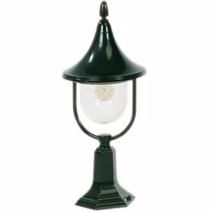 K.S. Verlichting Charmante borne lumineuse Venetie, verte^ Bornes Éclairage Extérieur