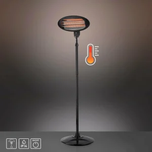 JUST LIGHT. Chauffage terrasse Glow, IP34, 650W/1350W/1500W^ Meubles & Aménagements