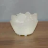 Wagner Life Coupelle blanche en cristal de sel LED Petite^ Lampes Décoratives