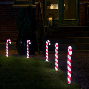 Konstsmide Christmas Déco extérieure LED Canne à sucre lot de 5^ Lumière De Noël