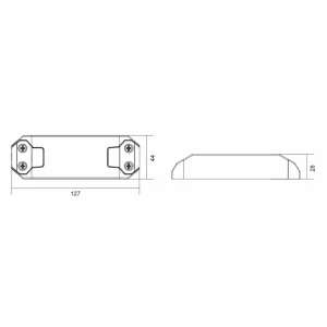 Deko-Light Driver LED Basic, DIM, CC, D70020UF/20 W^ Bloc D'Alimentation Courant Constant