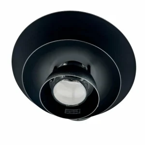Dyberg Larsen applique d'extérieur Morph, Ø 24 cm, noir, métal^ Appliques Murales Extérieures