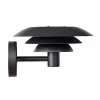 Dyberg Larsen DL25 Outdoor mur noir Ø 25cm^ Appliques Murales Extérieures