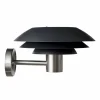 Dyberg Larsen DL31 Outdoor mur noir/acier Ø31cm^ Appliques Murales Extérieures