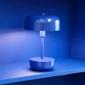 Dyberg Larsen Haipot lampe de table LED rechargeable bleu^ Lampes Décoratives
