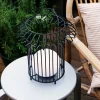 Dyberg Larsen Lampe de table LED rechargeable Basket, noir, métal^ Lampes Décoratives