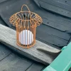 Dyberg Larsen Lampe de table LED rechargeable Basket, terracotta, métal^ Lampes Décoratives