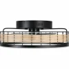 EGLO Frana Plafonnier LED avec ventilateur^ Ventilateurs