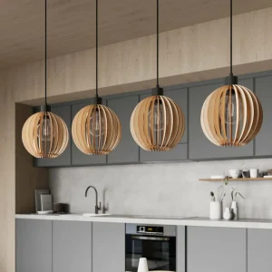 Envostar Clay suspension, contreplaqué de bouleau, 4fl^ Luminaires Durables