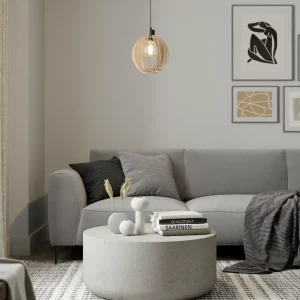 Envostar Clay Suspension en contreplaqué de bouleau Ø 23 cm^ Luminaires Durables