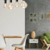 Envostar Esan plafonnier en bois de hêtre à 5 lampes^ Luminaires Durables