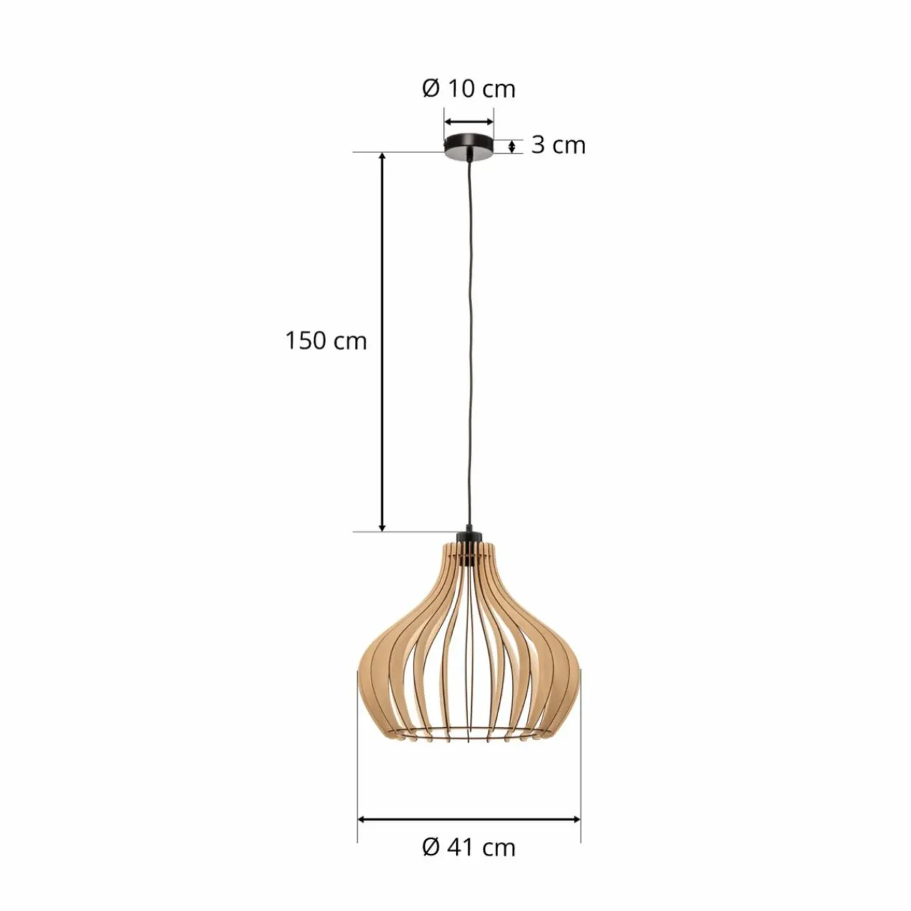 envostar_faje_suspension_contreplaqu_de_bouleau__lampe_6.webp Envostar Faje suspension, contreplaqué de bouleau, 1 lampe^ Luminaires Durables