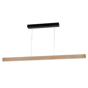 Envostar Lineo Suspension LED chêne huilé 135cm^ Luminaires Durables