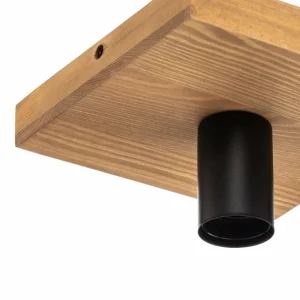 Envostar Lobo plafonnier à 1 lampe pin brun^ Luminaires Durables