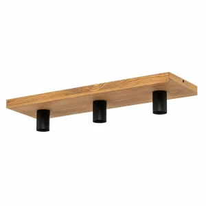 Envostar Lobo plafonnier à 3 lampes pin brun^ Luminaires Durables