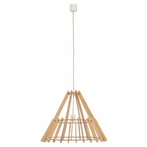 Envostar Lohr suspension, bois, conique Ø 53 cm^ Luminaires Durables