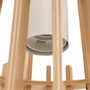 Envostar Lohr suspension, bois, conique Ø 39 cm^ Luminaires Durables