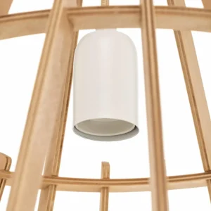 Envostar Lohr suspension, bois, conique Ø 53 cm^ Luminaires Durables