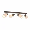 Envostar Nale 2 plafonnier à 4 lampes pin gris^ Luminaires Durables