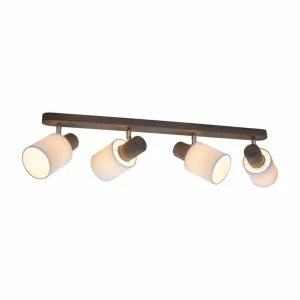 Envostar Nale 2 plafonnier à 4 lampes pin gris^ Luminaires Durables