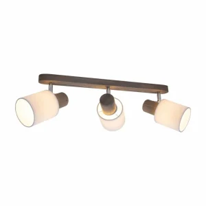 Envostar Nale 2 plafonnier à 3 lampes pin gris^ Luminaires Durables