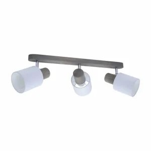 Envostar Nale 2 plafonnier à 3 lampes pin gris^ Luminaires Durables