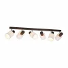 Envostar Nale 2 plafonnier à 6 lampes pin noyer^ Luminaires Durables