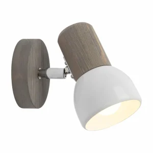 Envostar Nale spot mural pin gris^ Luminaires Durables