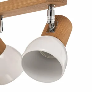 Envostar Nale spot pour plafond 6 lampes pin brun^ Luminaires Durables