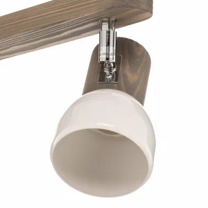 Envostar Nale spot pour plafond 2 lampes pin gris^ Luminaires Durables