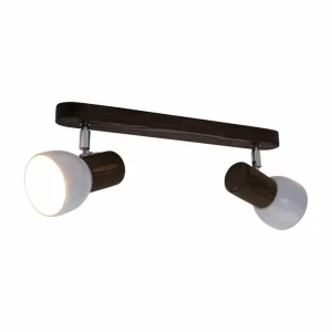 Envostar Nale spot pour plafond 2 lampes pin noyer^ Luminaires Durables