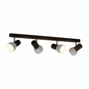 Envostar Nale spot pour plafond 4 lampes pin noyer^ Luminaires Durables