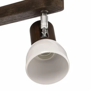 Envostar Nale spot pour plafond 3 lampes pin noyer^ Luminaires Durables