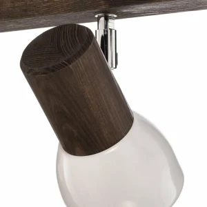 Envostar Nale spot pour plafond 3 lampes pin noyer^ Luminaires Durables