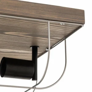 Envostar Neptuna plafonnier, carré, à 3 lampes.^ Luminaires Durables