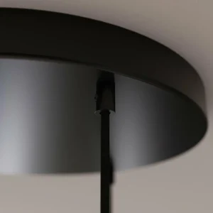 Envostar Talia suspension chêne/blanc, 3 lampes ronde^ Luminaires Durables