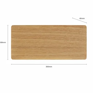 Envostar Tavola applique murale, chêne, 35x16 cm^ Luminaires Durables