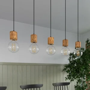 Envostar Terra suspension, pin clair, 5 lampes^ Luminaires Durables