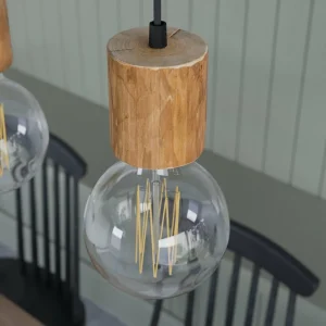 Envostar Terra suspension, pin clair, 5 lampes^ Luminaires Durables