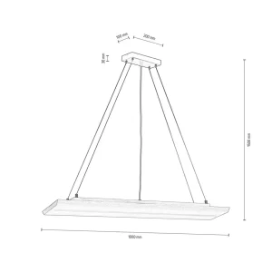 Envostar Tribe suspension LED, pin foncé^ Luminaires Durables