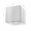 Envostar Tuni Downlight, pin teinté gris^ Luminaires Durables