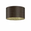Envostar Veneer plafonnier chêne fumé Ø 40cm^ Luminaires Durables