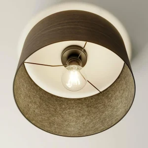 Envostar Veneer plafonnier chêne fumé Ø 40cm^ Luminaires Durables