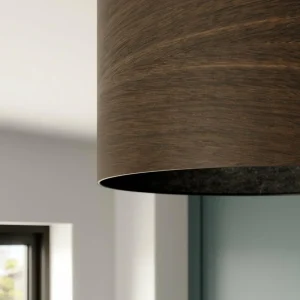 Envostar Veneer plafonnier chêne fumé Ø 40cm^ Luminaires Durables